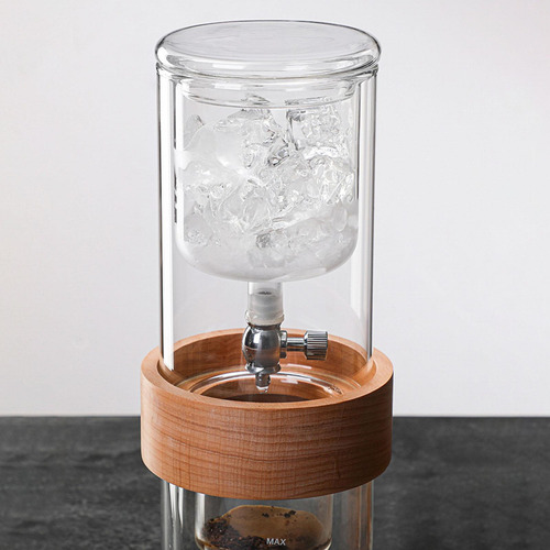 Cafetera De Goteo De Hielo De Vidrio, Tetera Para Té Y