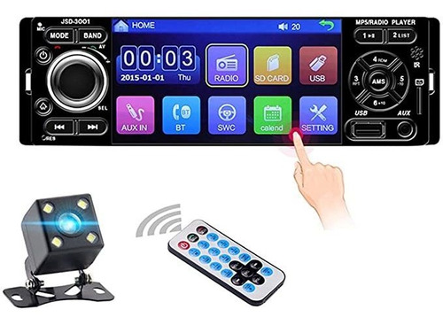 Vigorwork Radio De Coche 1 Din Jsd- 4.1 Pulgadas Pantalla T.