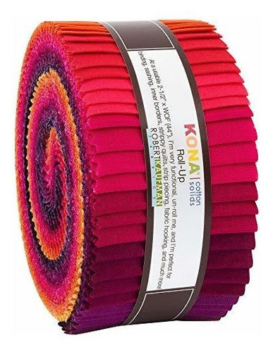 Rollo Kona Cotton Solids De Robert Kaufman Con Diseño De Ave