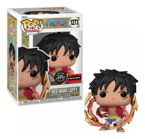 Funko Pop One Piece Red Hawk Luffy Chase Exclusivo Aaa #1273