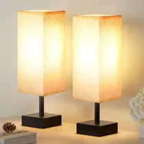 Comprar Juego De Lámparas De Mesa Beige Para Habitación - Lámparas D