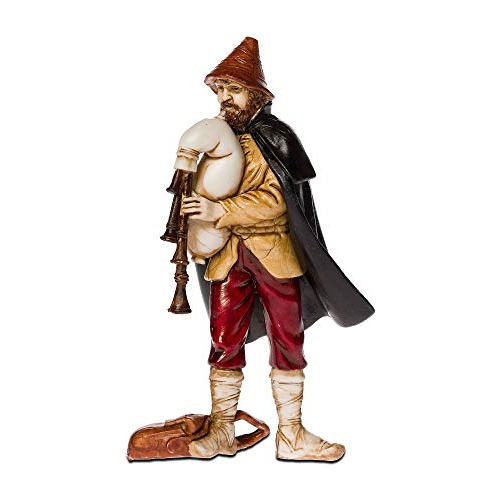 Figura Zampognaro Moranduzzo 11 Cm Multicolor