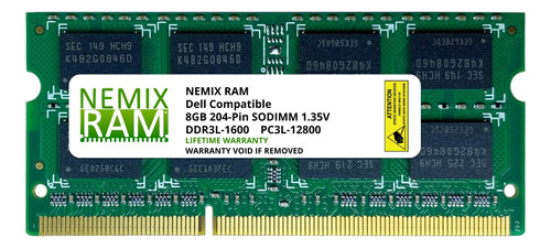 Nemix Ram 8gb Ddr3l-1600 Pc3l-reemplazo Dell A