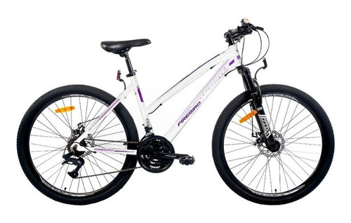 Mountain bike Fire Bird Lady Tour  2022 R26 M 21v frenos de disco mecánico color blanco/lila  