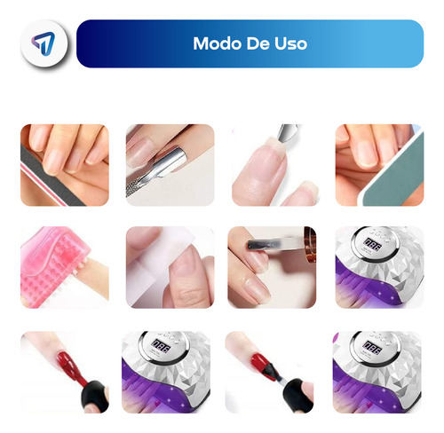 Cabina De Uñas Tecnologia Lampara Dual Uv Led 268w Waggs