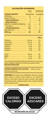 Cereal Choco Krispis Sabor Chocolate Tamaño Familiar 1.2 Kg