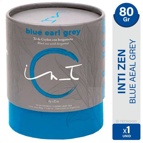 Imagen 1 de 6 de Te En Hebras In_t Sakura Blue Earl Grey Lata By Inti Zen