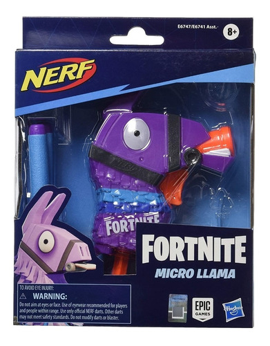 Pistola Nerf Fortnite Micro Shots Mini Lanzador Hasbro-lanus