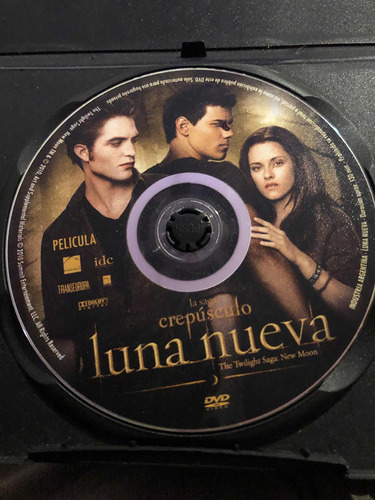 Luna Nueva Crepusculo Dvd Sin Box De Exibicion