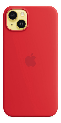 Case Silicone Magsafe Capa iPhone 14 Product Red