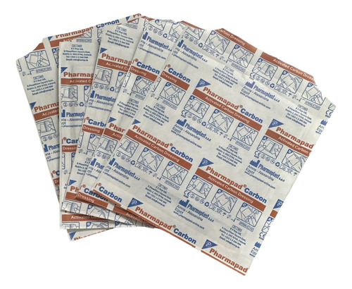 Pharmapad Apósito Carbón Activado 10x10cm Pack 5 Unidades