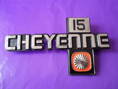 Emblema Cheyenne 15 Chevrolet Camioneta