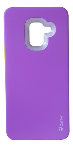 Funda Estuche Rígido Antigolpes Para Samsung A5 2018 Violeta