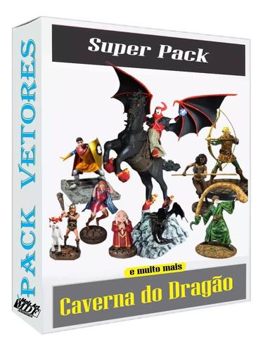 Caverna Do Dragão, Super Pack - Arquivo Stl - Impressora 3d