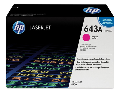 Toner Hp Q5953a Magenta Lj 4700 10000 Copias