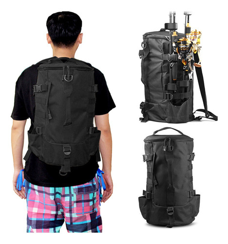 .. Mochila De Pesca Multifuncional De Gran Capacidad For