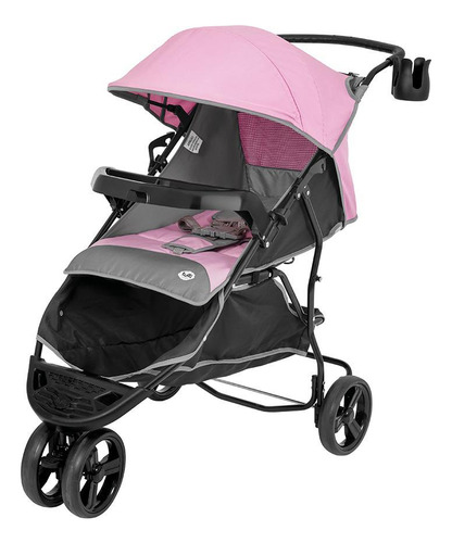 Carrinho De Bebe Evo Rosa Até 15kg - Tutti Baby