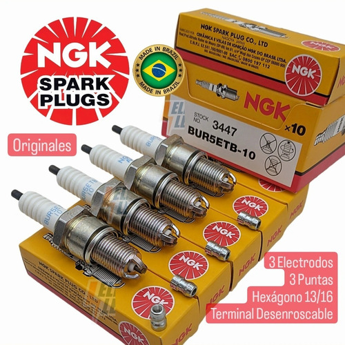 Bujias Originales Ngk Volkswagen Gol 92 93 94 95 96 97 98 99