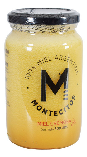 Miel Cremosa Montecitos 500g 100% Miel