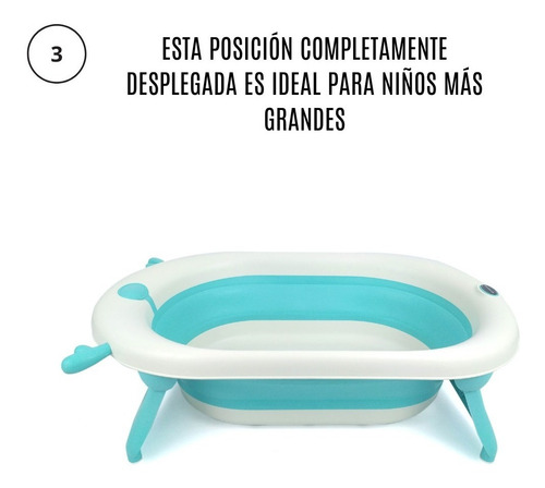 Bañera Tina Para Bebe Plegable + Cojin Marca Induhogar