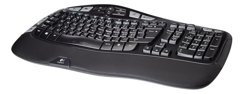 Teclado Logitech K350 Inalámbrico/negro.