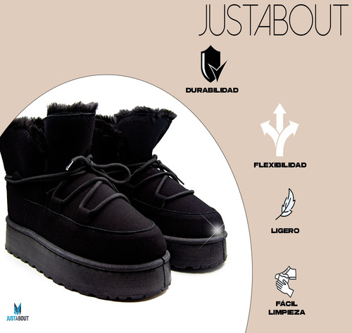 Botas Termicas Casual Forro Termico Pantubotas Invierno