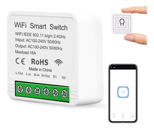 Interruptor Inteligente Switch Wifi Alexa Control Luces