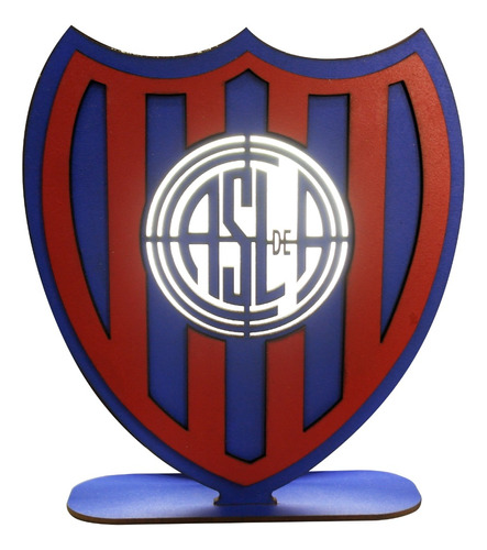 Velador Futbol De Madera San Lorenzo