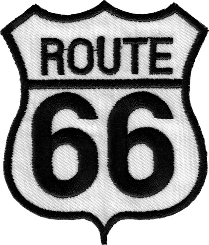 Route 66 - Parche Bordado Planchar O Coser (2.75 X 3 Pu...