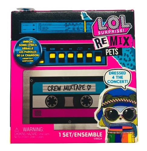 Lol Surprise Pets Mascota L.o.l Figura Remix  - Original