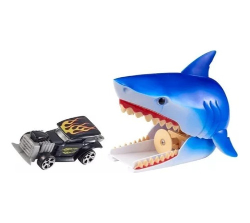 Shark Launcher Vehiculo Con Lanzador Teamsterz Con Auto