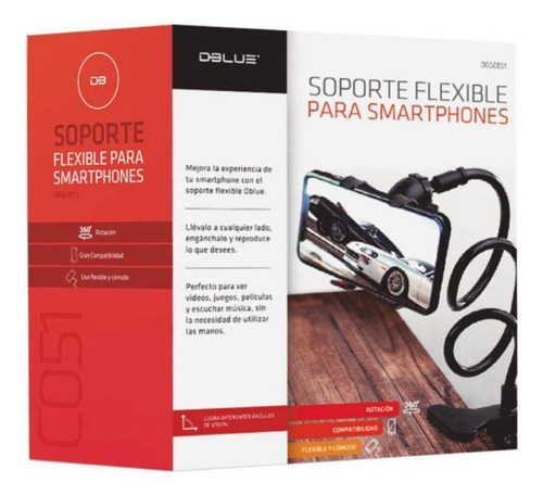 Soporte Porta Celular Largo Flexible Dblue