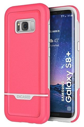 Funda Para Samsung Galaxy S8 Plus Protectora Rosa Y Gris