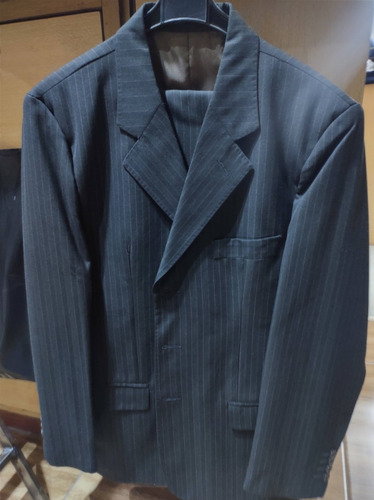 Imagen 5 de 9 de Ambo Saco Y Pantalon Rayado Maxima Calidad Clasico Vintage!!