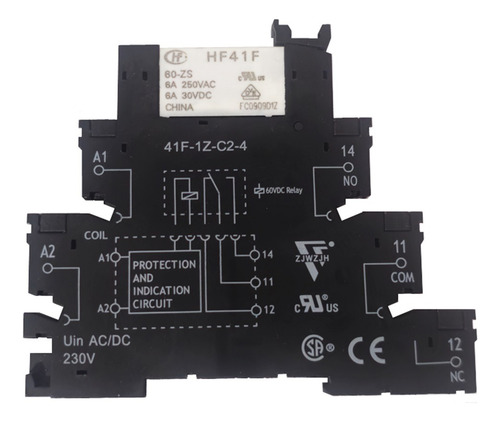 Relevador Clema Con Base 5 Pines 220v Atornillable