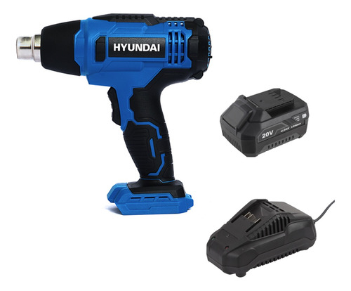 Pistola De Calor 20v + Batería 4ah 82hylha777 Hyundai