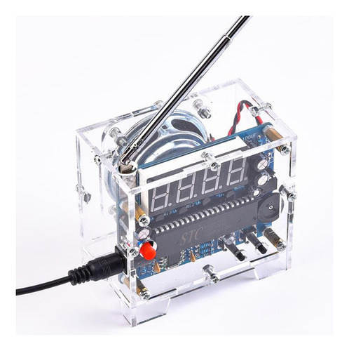 Receptor De Radio Fm Mini Tea5767 Transparent Shells Radio F
