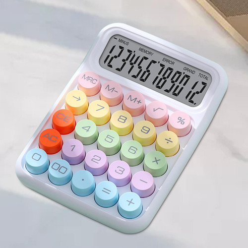 Calculadora De Escritorio Calculadora De Botón Mecánico De