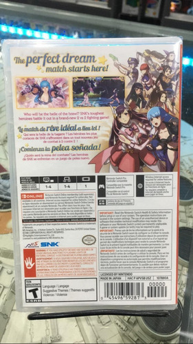 Imagen 2 de 3 de Snk Heroines Tag Team Frenzy Swicht Nuevo Fisico Sellado