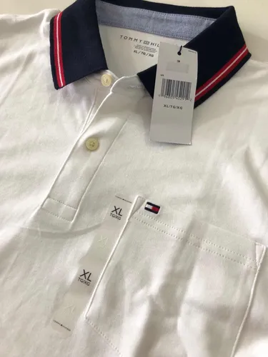 Chomba tommy hilfiger blanca sale