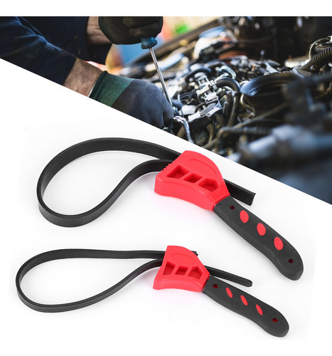 Llave Antideslizante Tipo Correa Para Filtro De Aceite, 2 Un