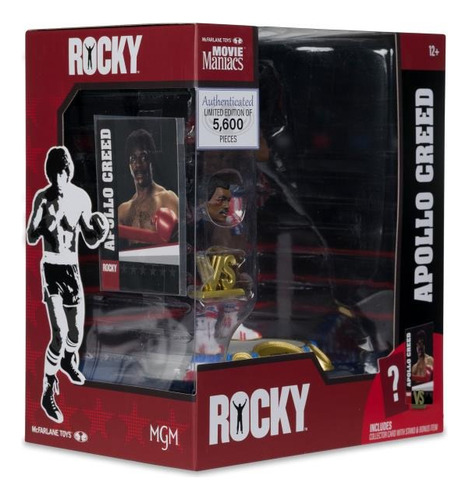 Movie Maniacs Apollo Creed Figura De Edición Limitada Rocky