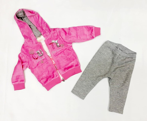 Conjunto Invierno Bebe Niña Pants 3 Piezas Yimai Dy19-5240