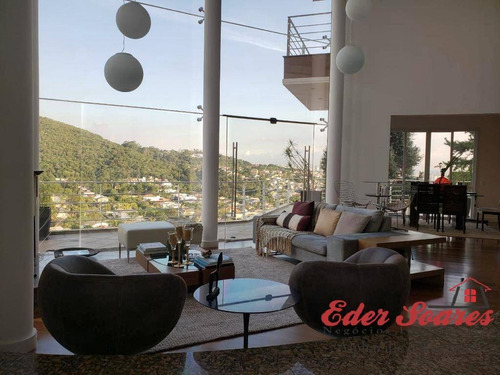 Imagem 2 de 15 de Casa À Venda No Alpha 10 Com Uma Bela Vista Para O Residencial - Es1880