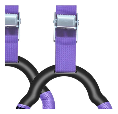 Anillos De Gimnasia, Entrenamiento De Cinta Morada De 2 M.