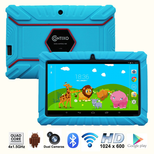 Tableta De Niños Contixo Con Pantalla Hd 7'' De 8gb