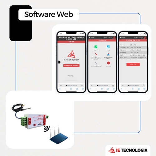 Medidor Temperatura Wi-fi 1 Sensor Ds18b20 Termostato Sm-wt