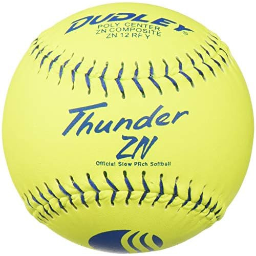 Pelota De Softball De 12  Usssa Thunder Zn Slowpitch Se...