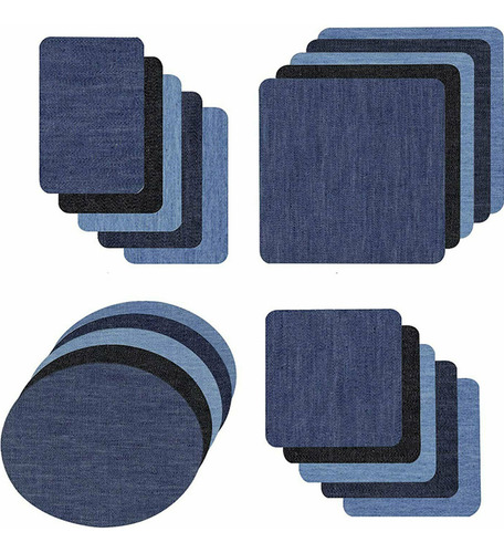 Parches Termoadhesivos Jean Patches Denim Repair, 20 Unidade