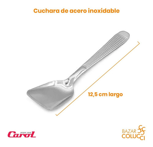 X12 Cuchara Helado Línea 150, Carol - Bazar Colucci